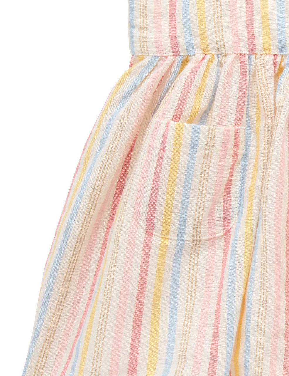 Purebaby Fiesta Stripe Linen Blend Pinnie