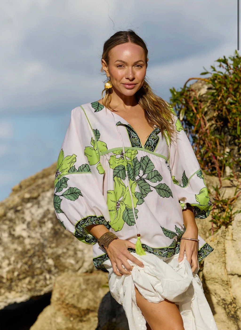 Naudic Bahamas Top Paradise Green