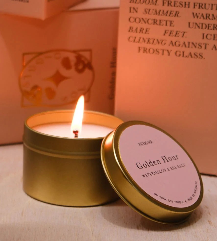 Studio Sol Travel Tin Candles