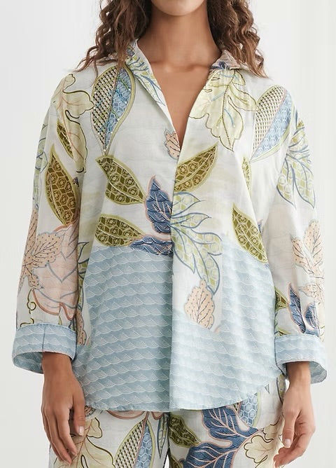Caju Floriental Collared Shirt