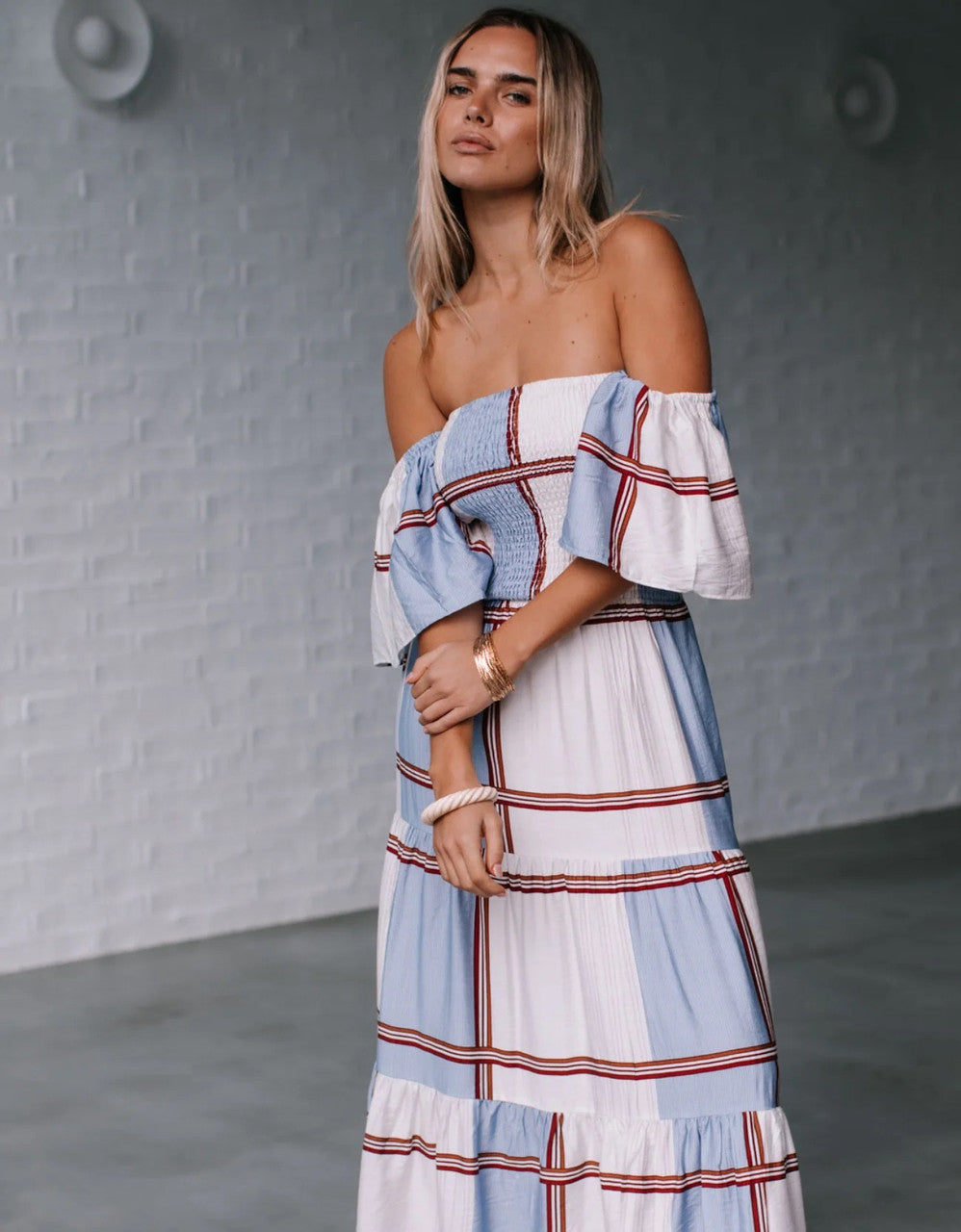 St Germaine Firenze Shirred Dress