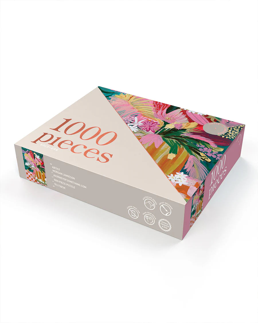 Gold - Urn 1000 piece puzzle