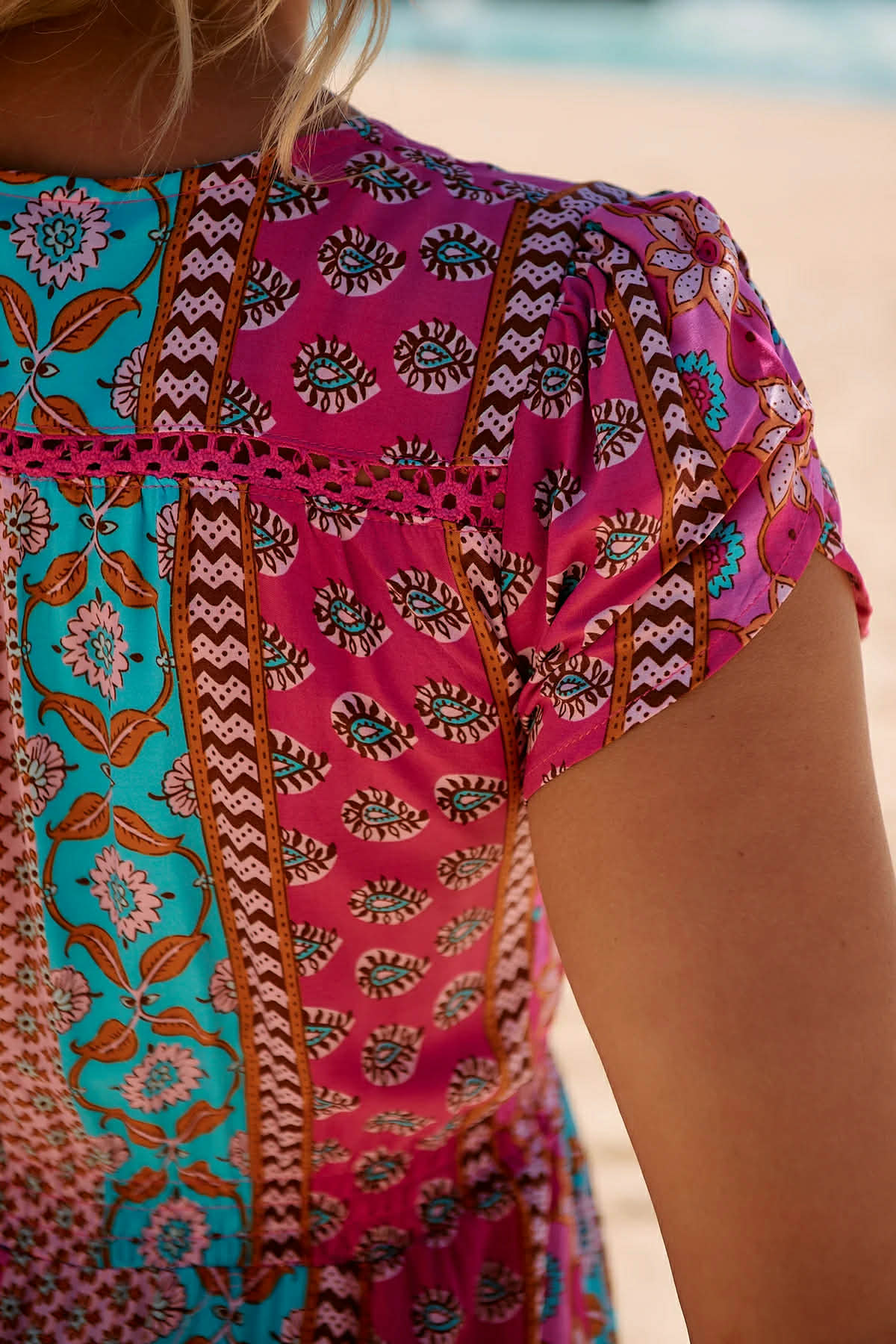 Jaase Cedella Print Carmen Maxi