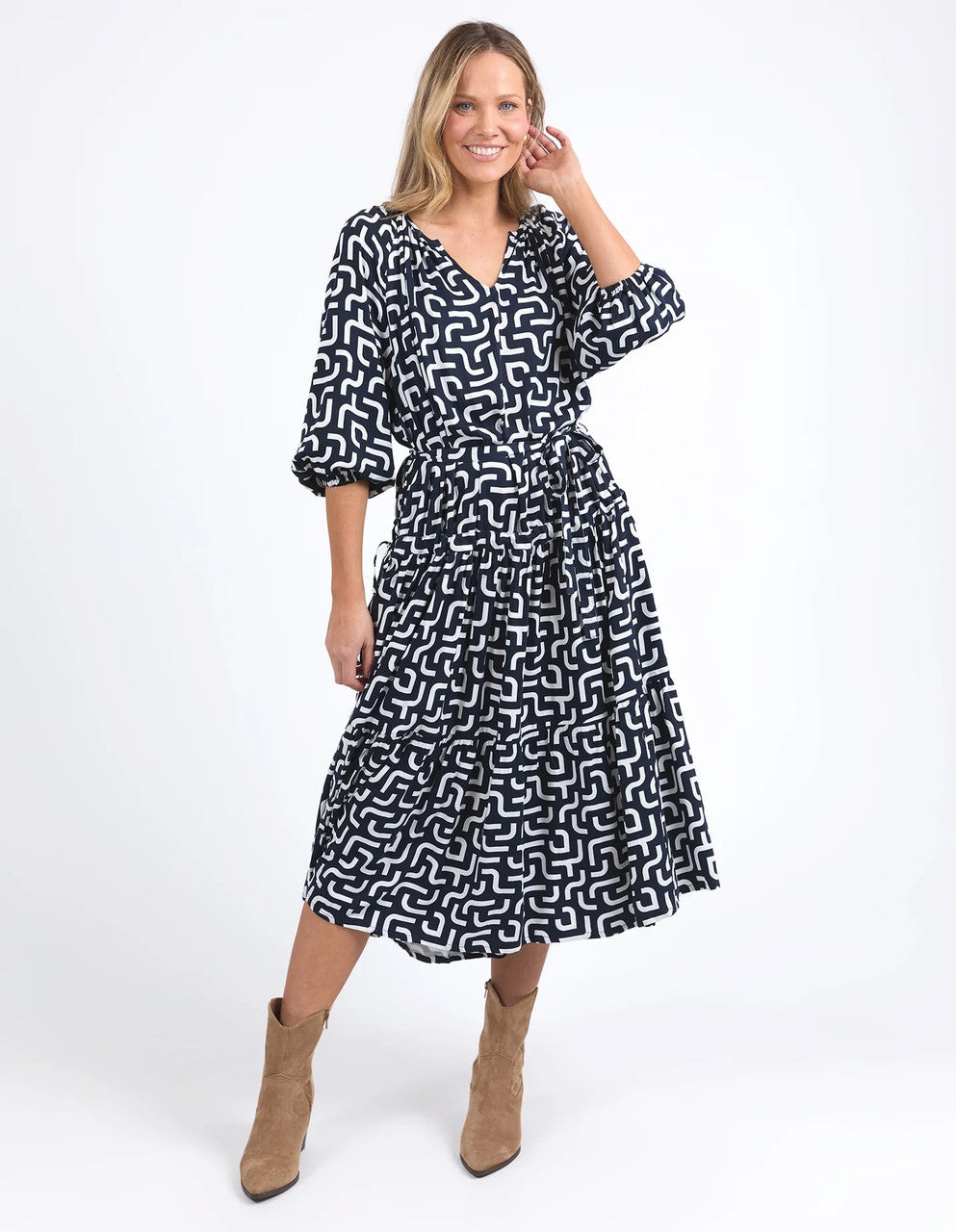 Elm Gemma Geo Dress