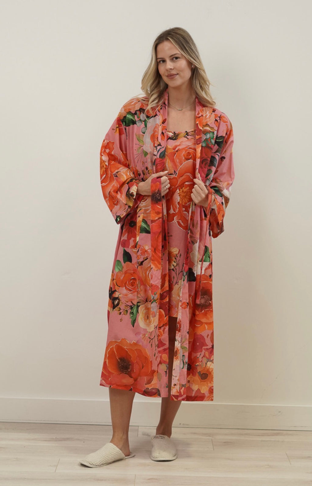 LU Tuscan Rose Kimono