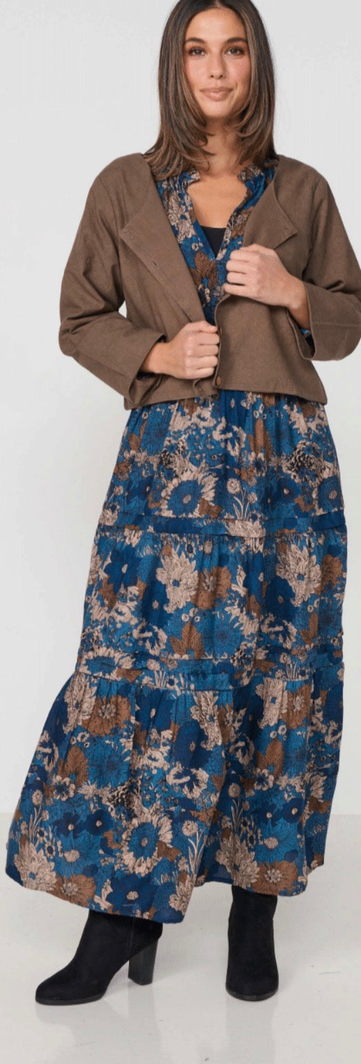 Caju Chocolate Faux Fur Vest