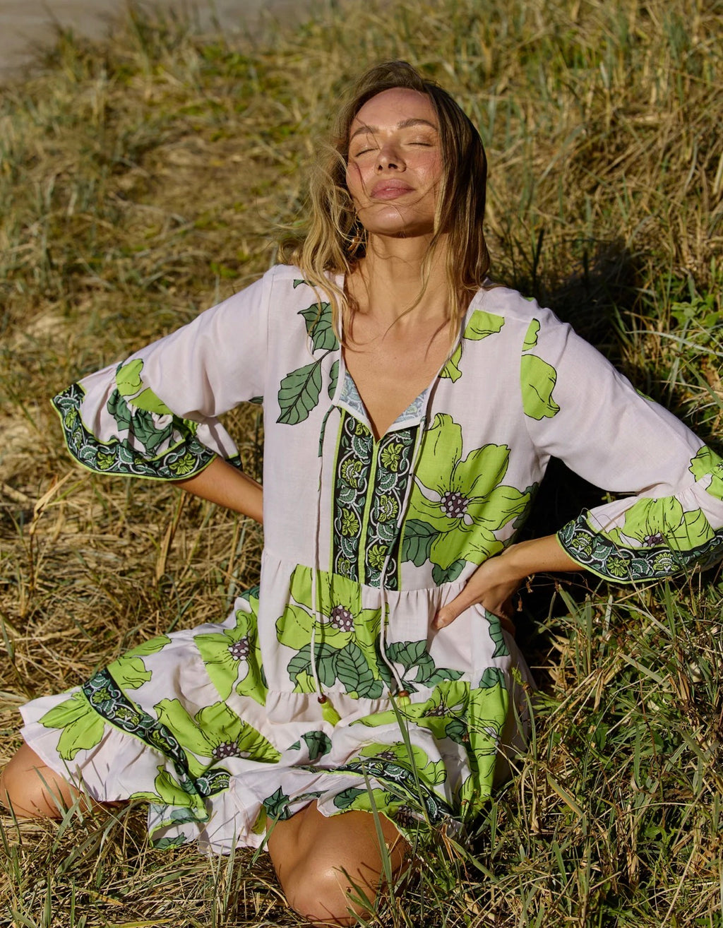 Naudic Libra Dress Paradise Green