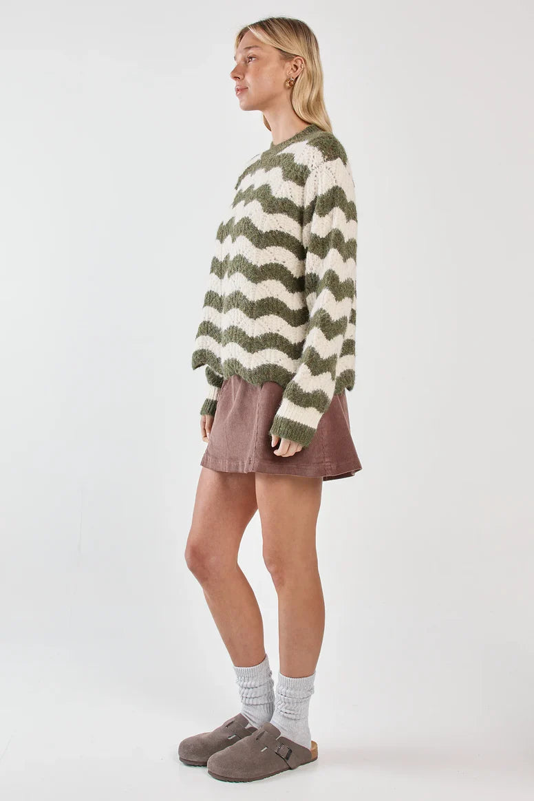 Sass Nikkita Wavy Stripe Knit