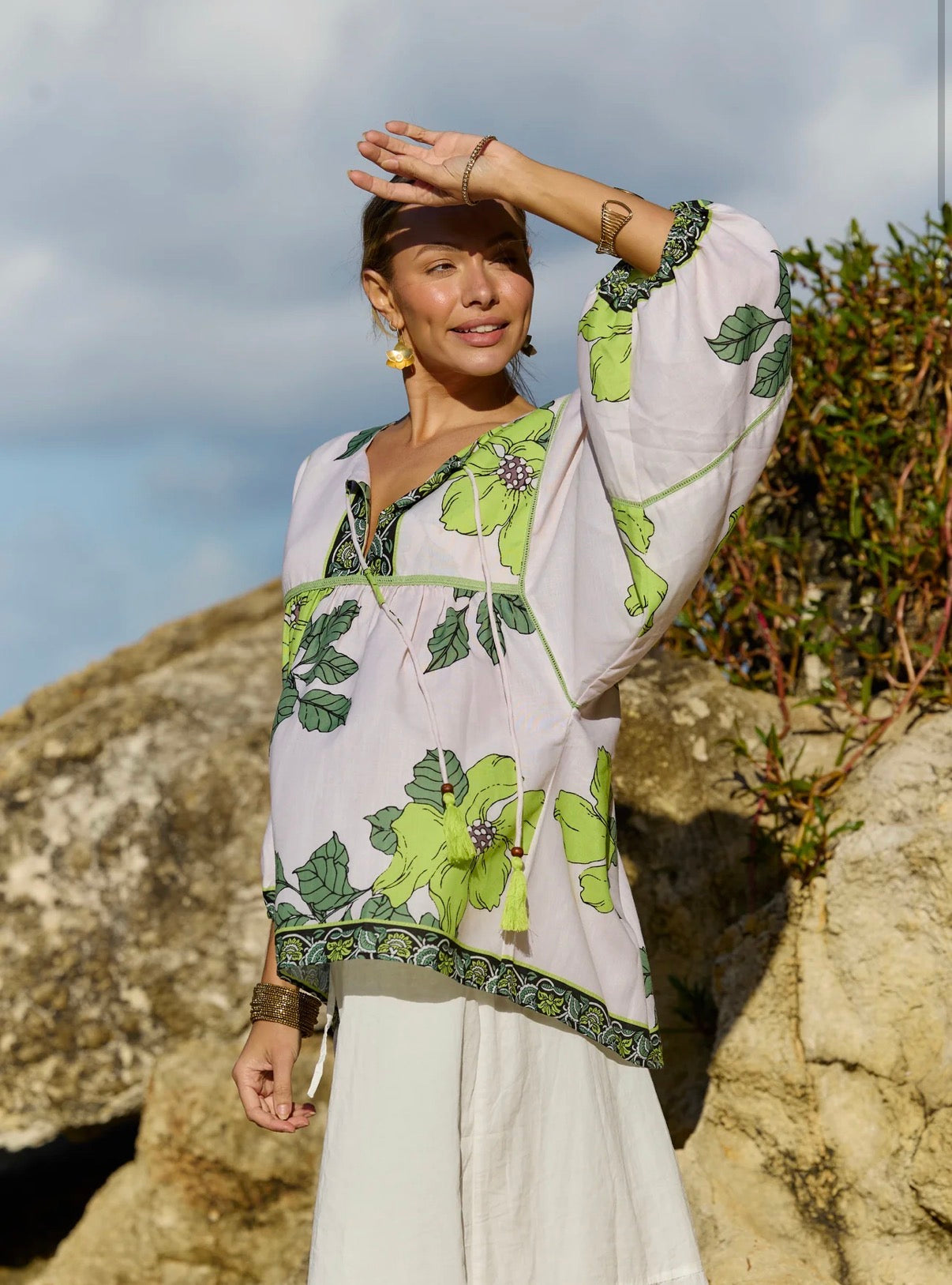 Naudic Bahamas Top Paradise Green