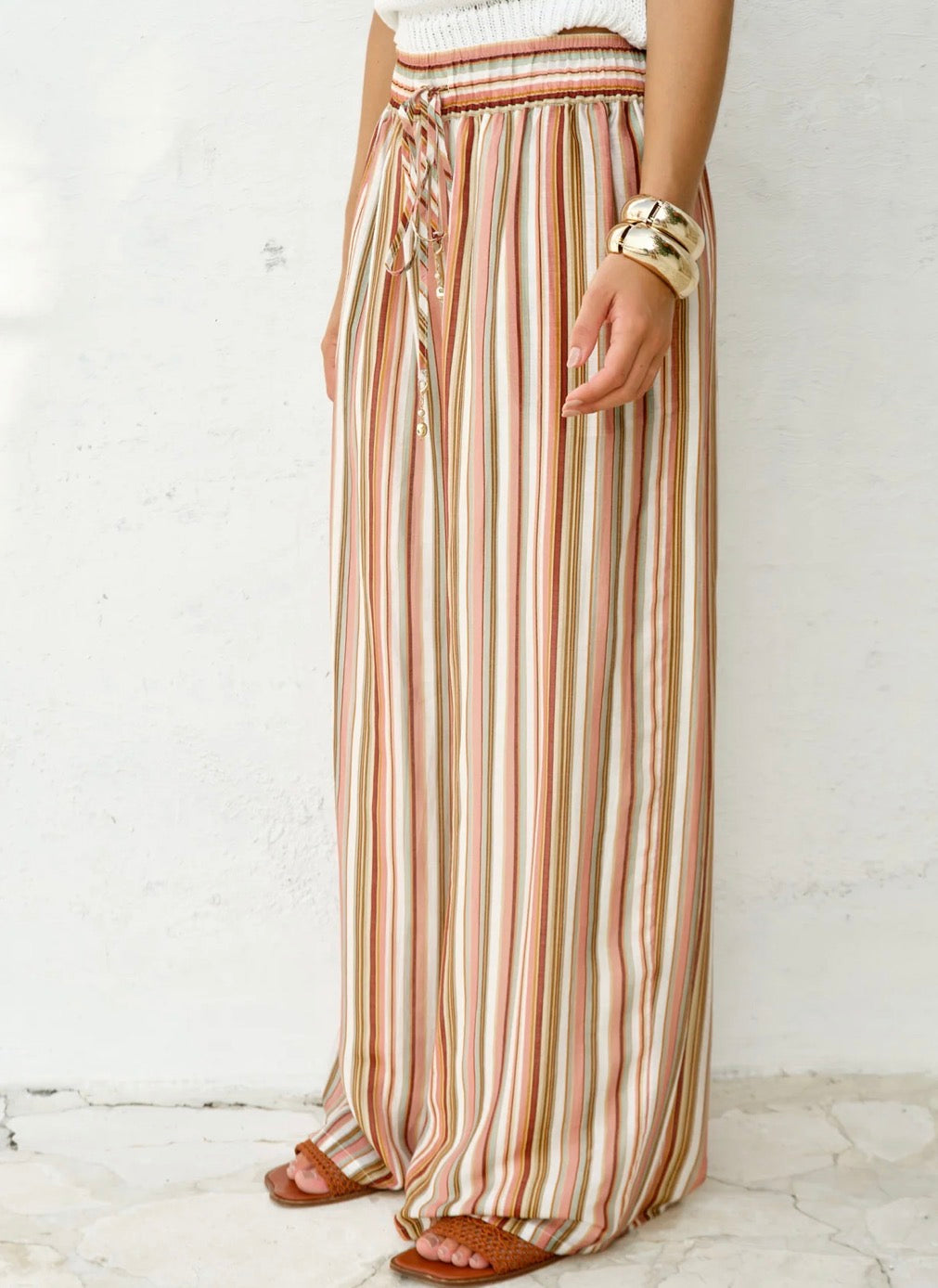 Fate & Becker Elysia Pant Sandbar Stripe
