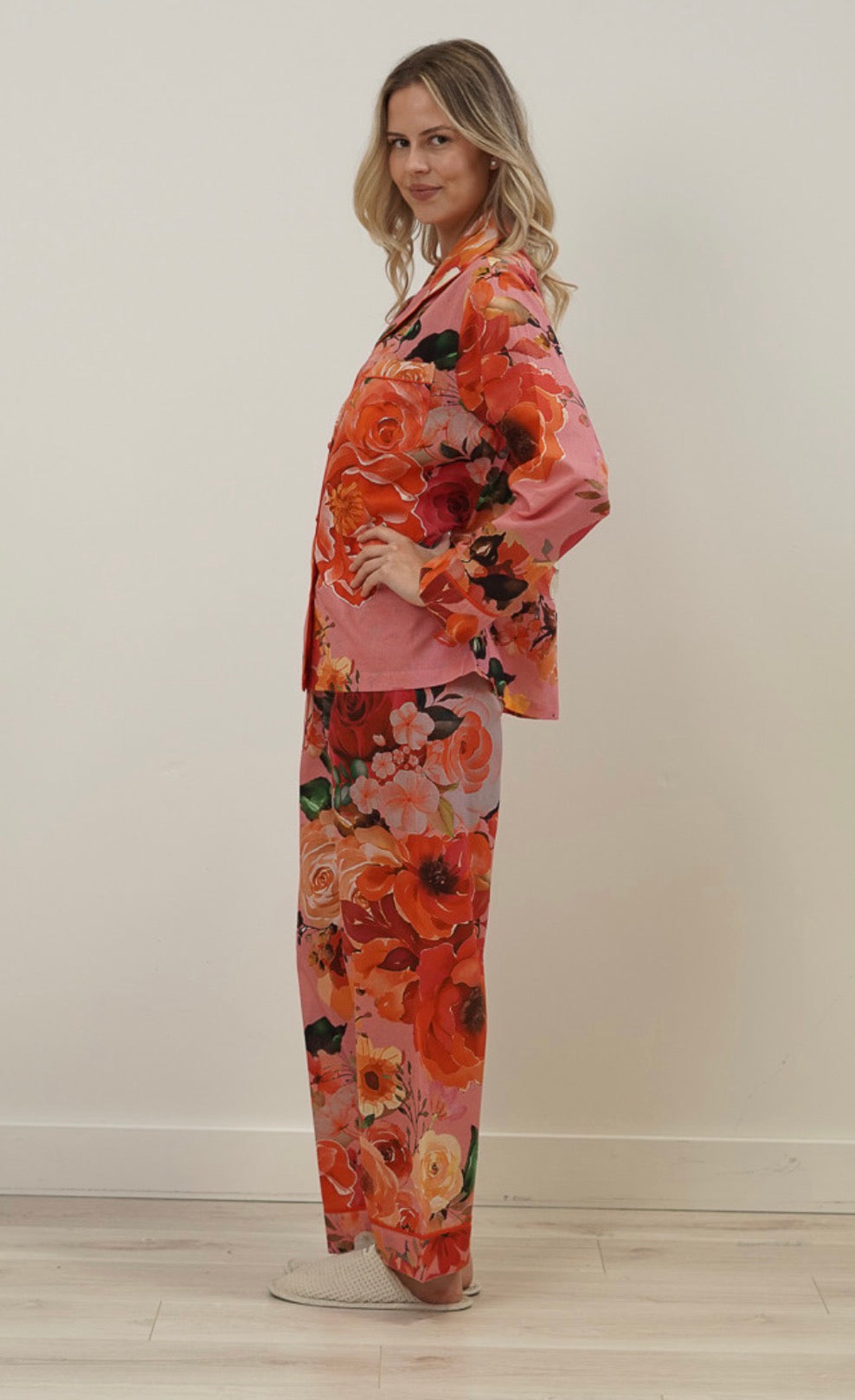 LU Tuscan Rose Long PJ Set