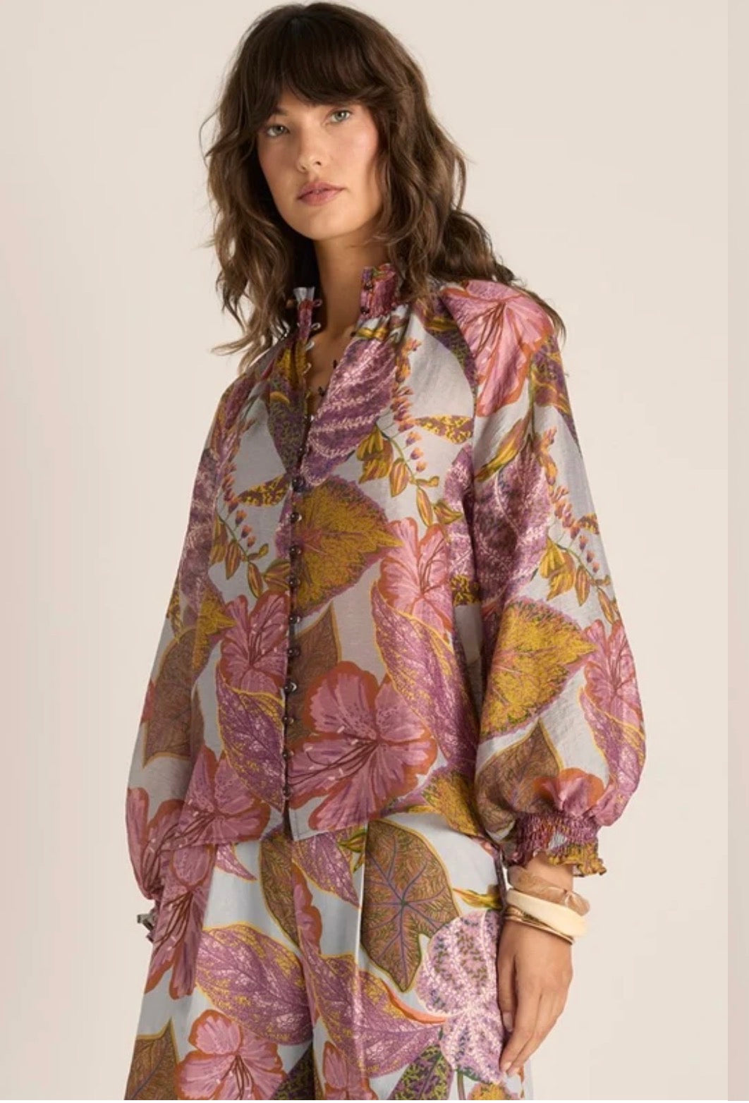 Fate & Becker Daria Shirred Blouse