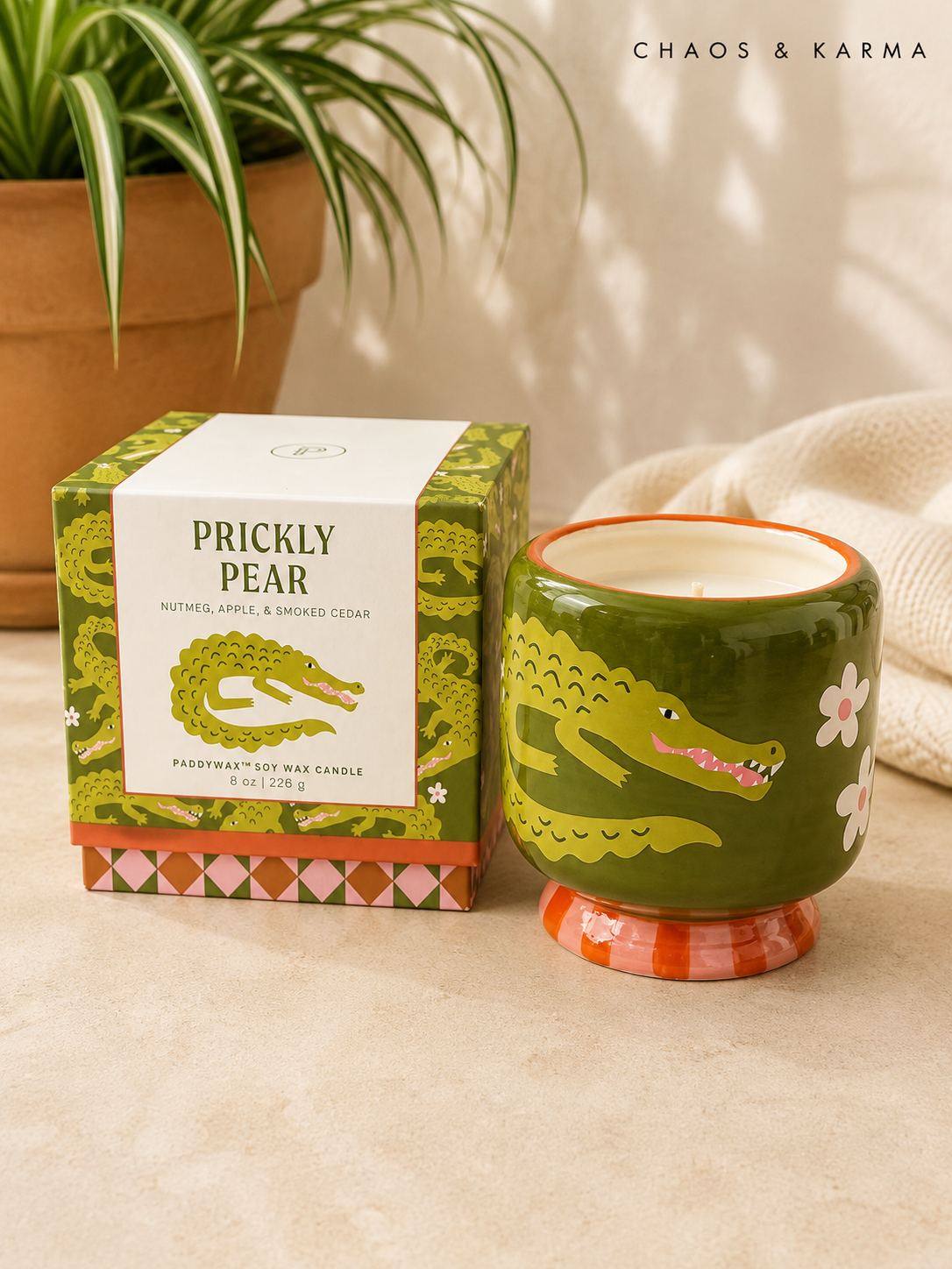 Paddywax Adopo Ceramic Candle