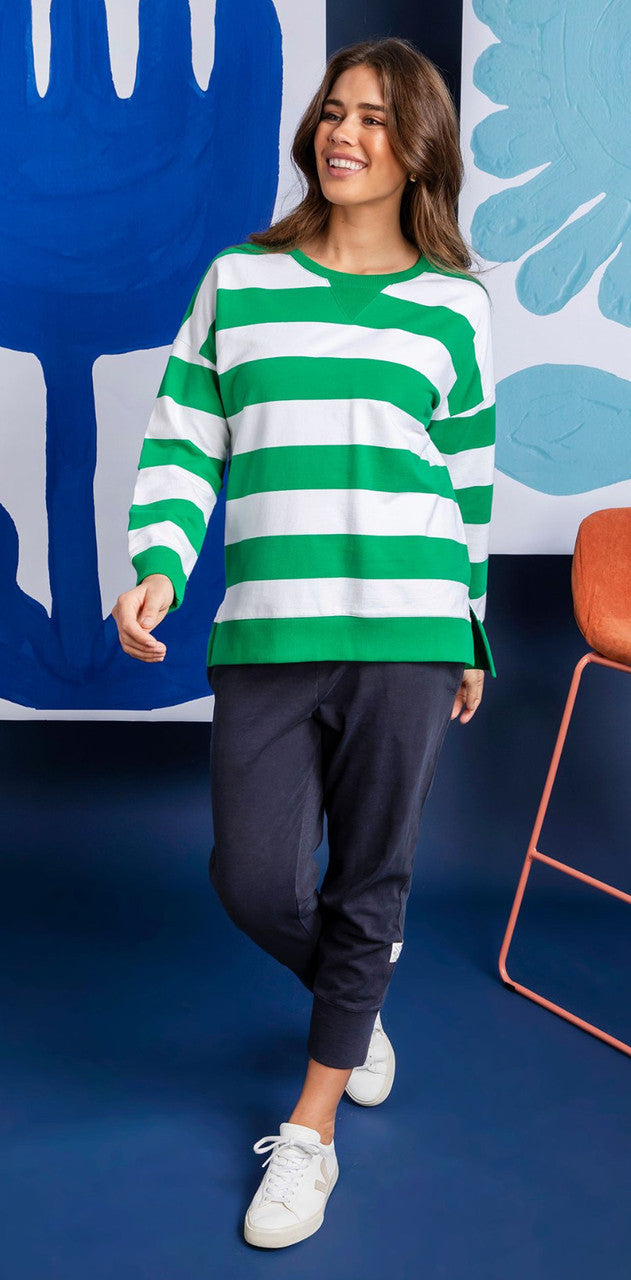 Elm Billie Block Stripe Crew