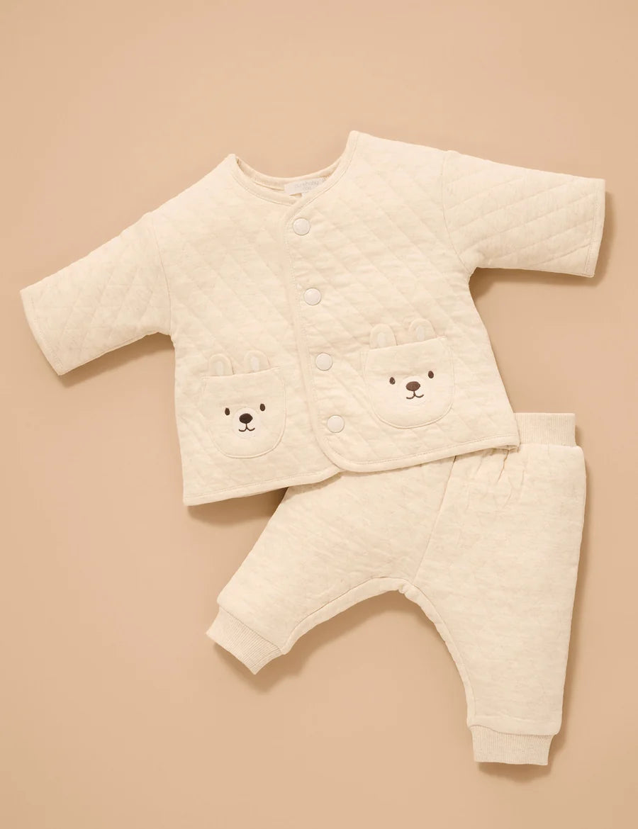 Purebaby Quilted Track Set