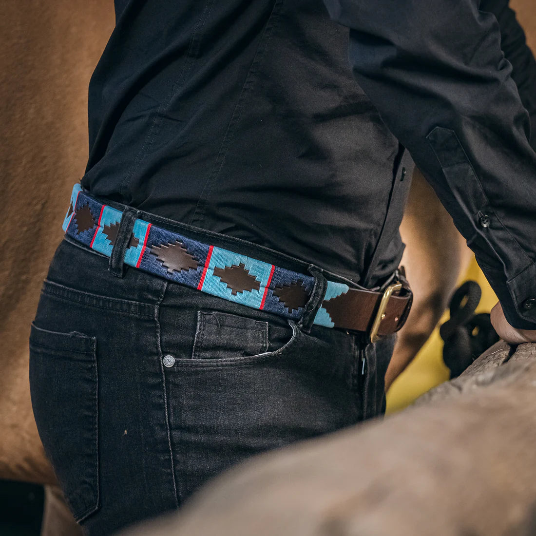 Gaucho House Cielo Polo Belt