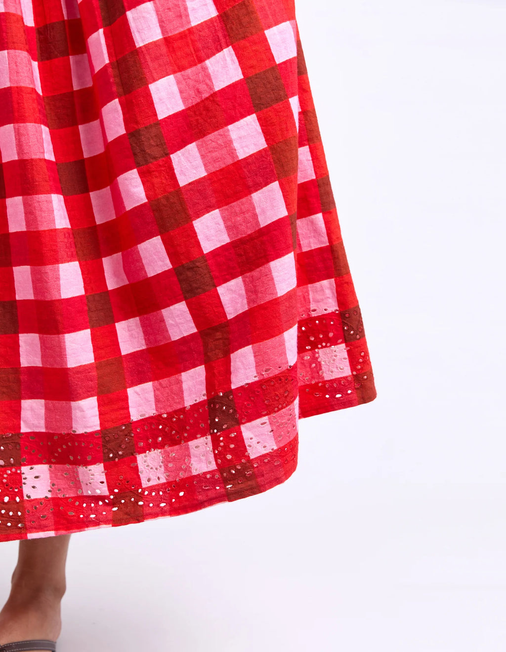 Elm Edin Poppy Check Dress