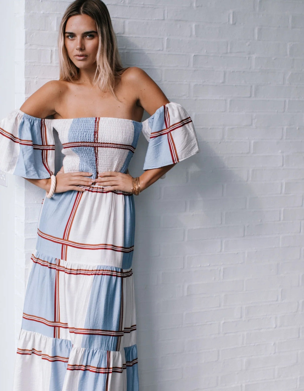 St Germaine Firenze Shirred Dress