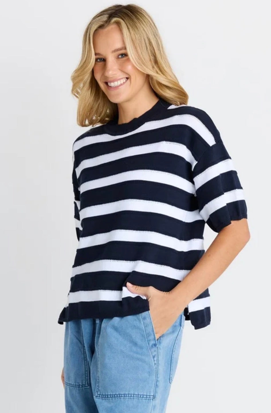Betty Basics Libby Boxy Top