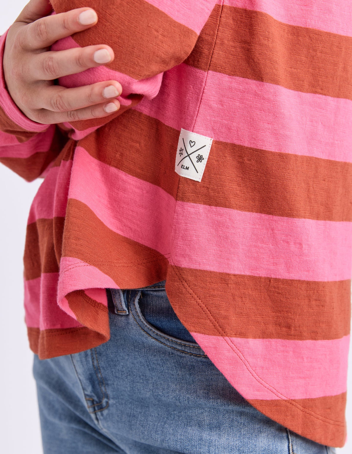 Elm Spritz Stripe Long Sleeve Tee