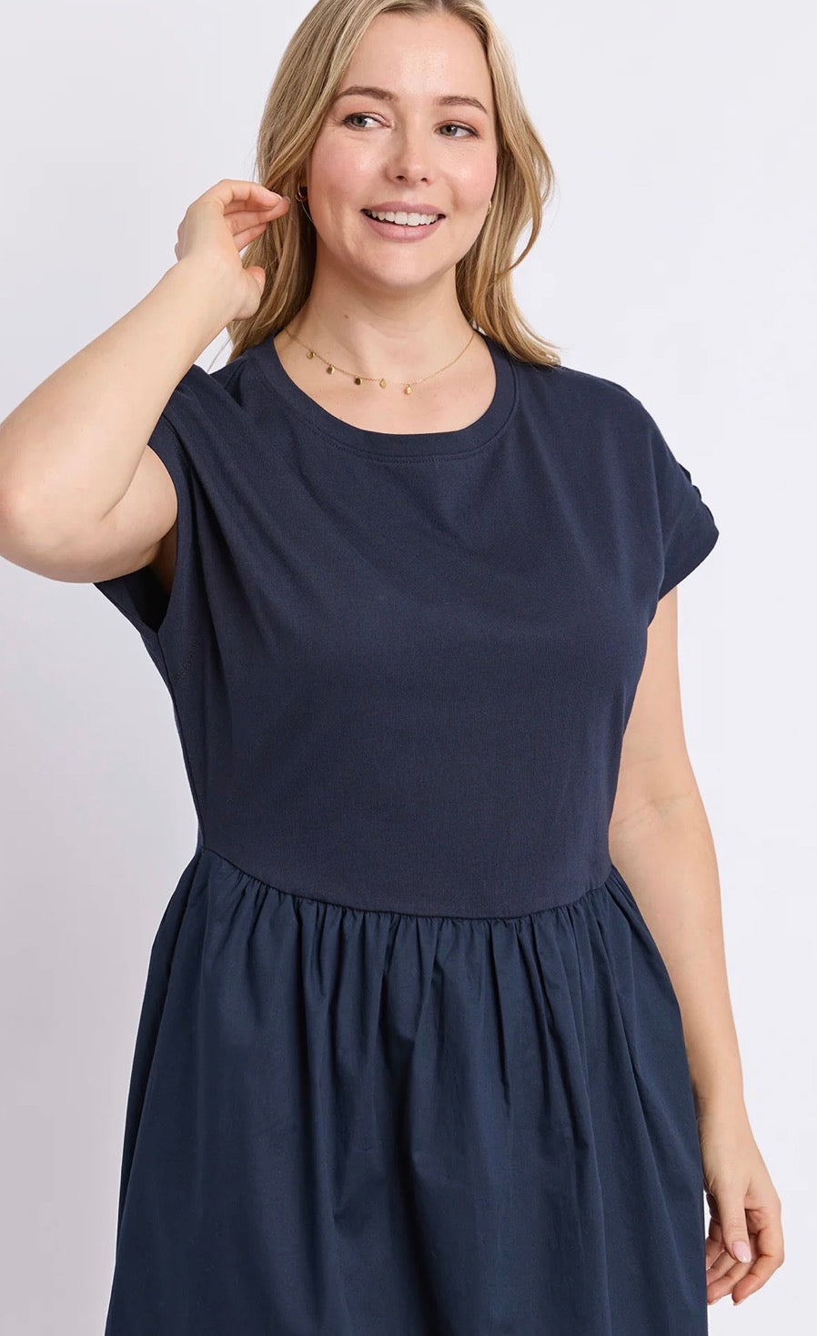 Elm Flo Dress Navy