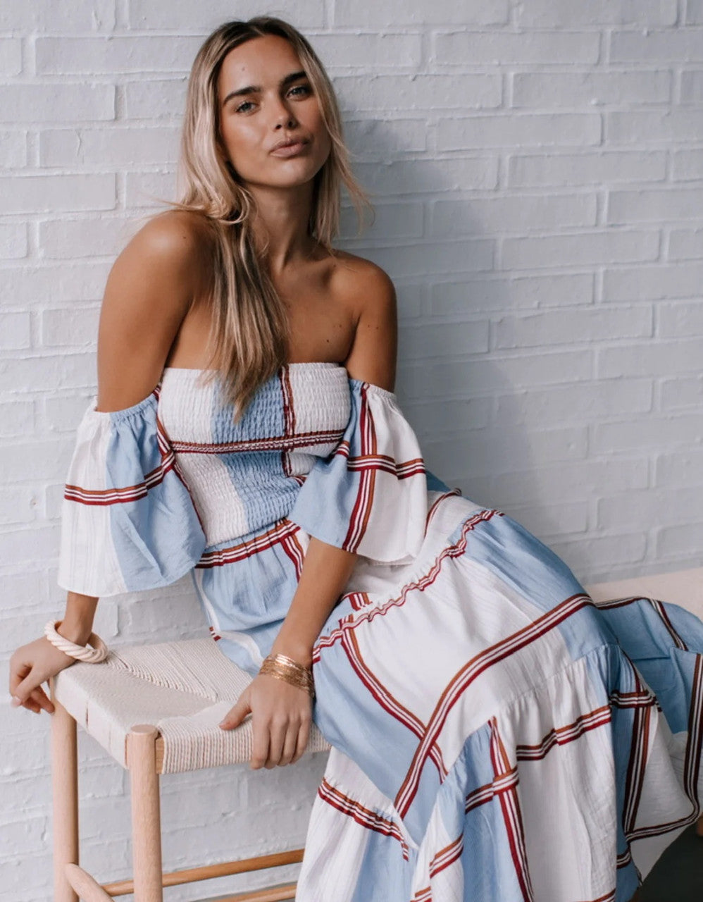 St Germaine Firenze Shirred Dress