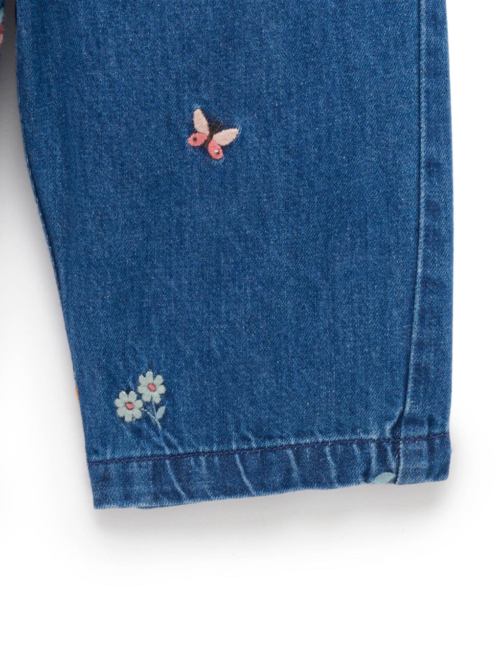 Purebaby Embroidered Pull On Jean