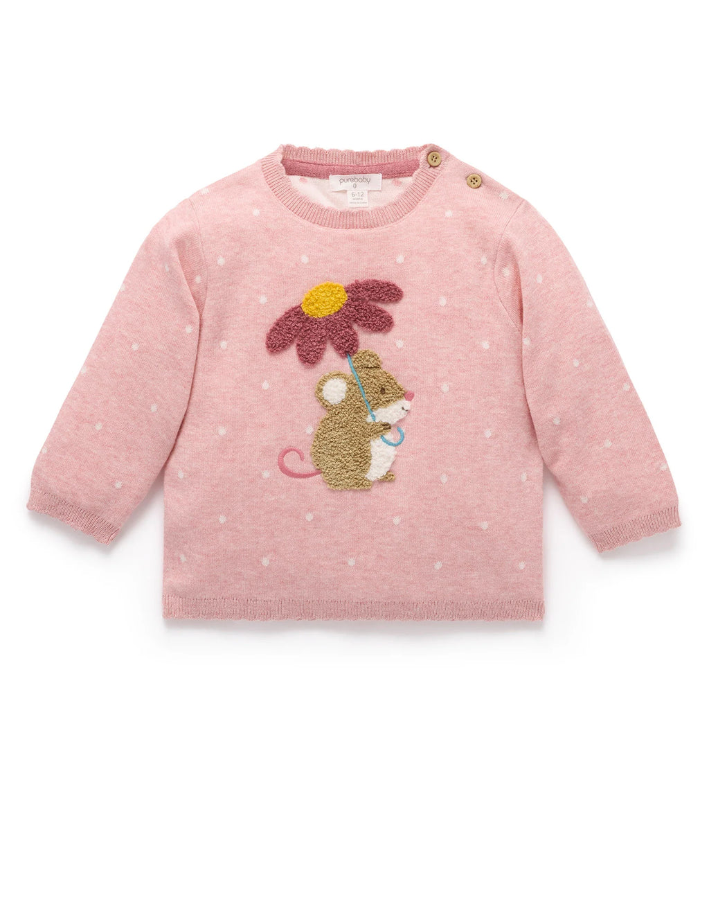 Purebaby Little Mouse Jumper