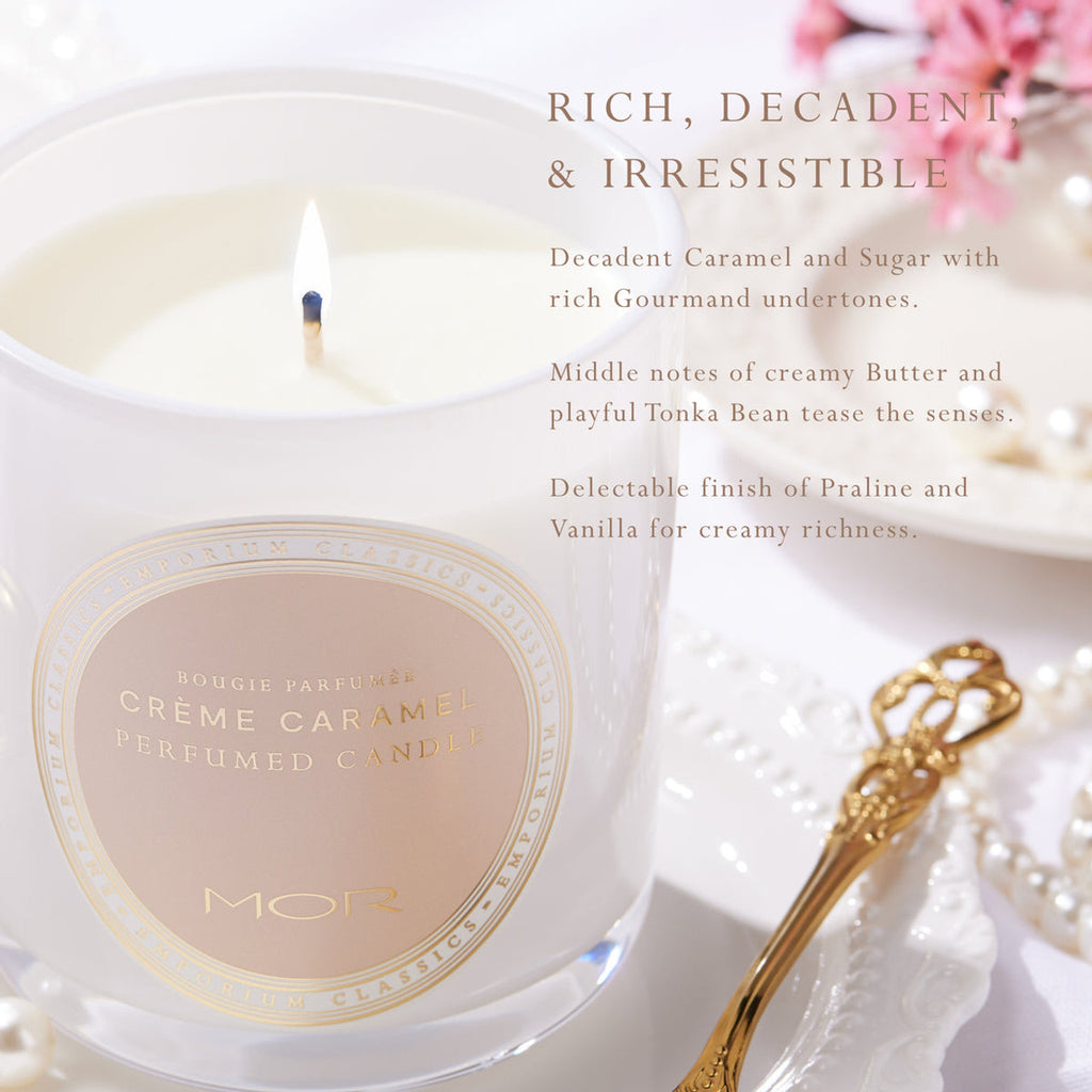 MOR Creme Caramel Candle