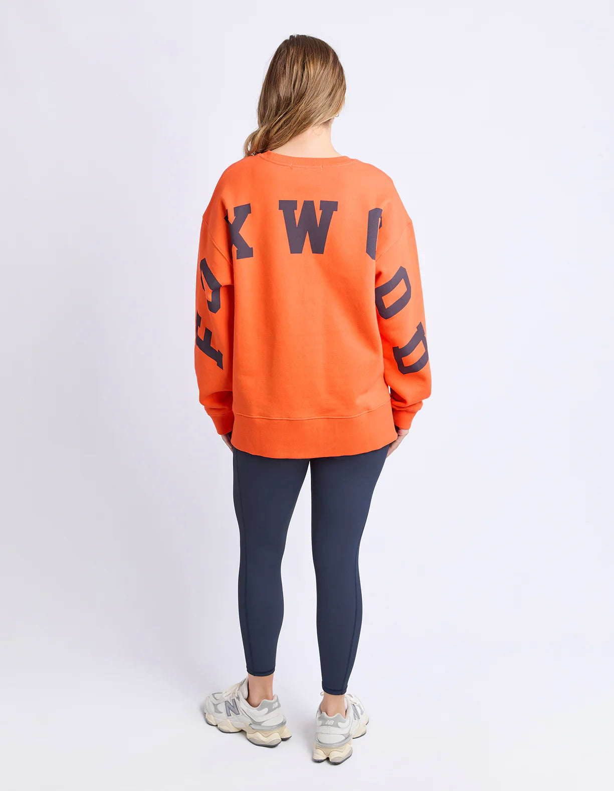 Foxwood Interval Crew Orange/Navy