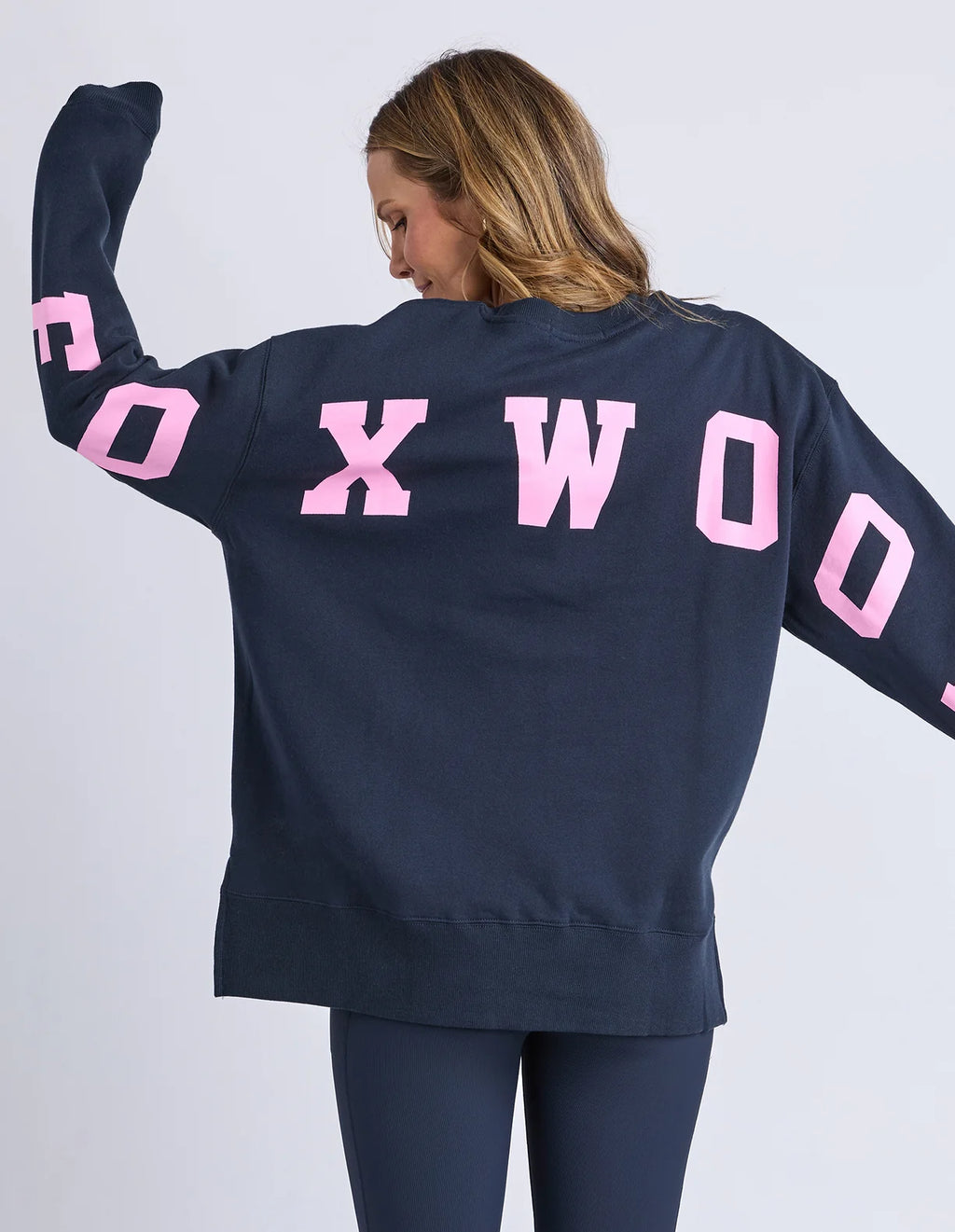 Foxwood Interval Crew navy neon pink