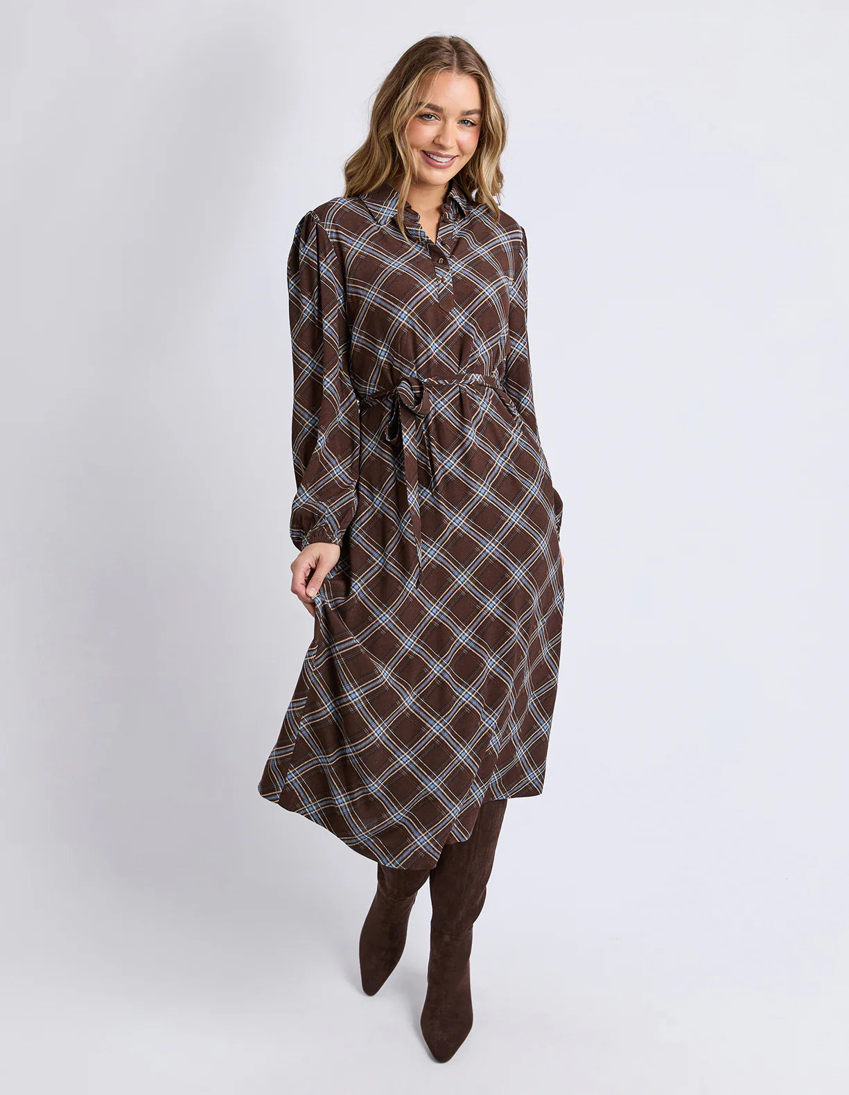 Foxwood Edison Check Dress