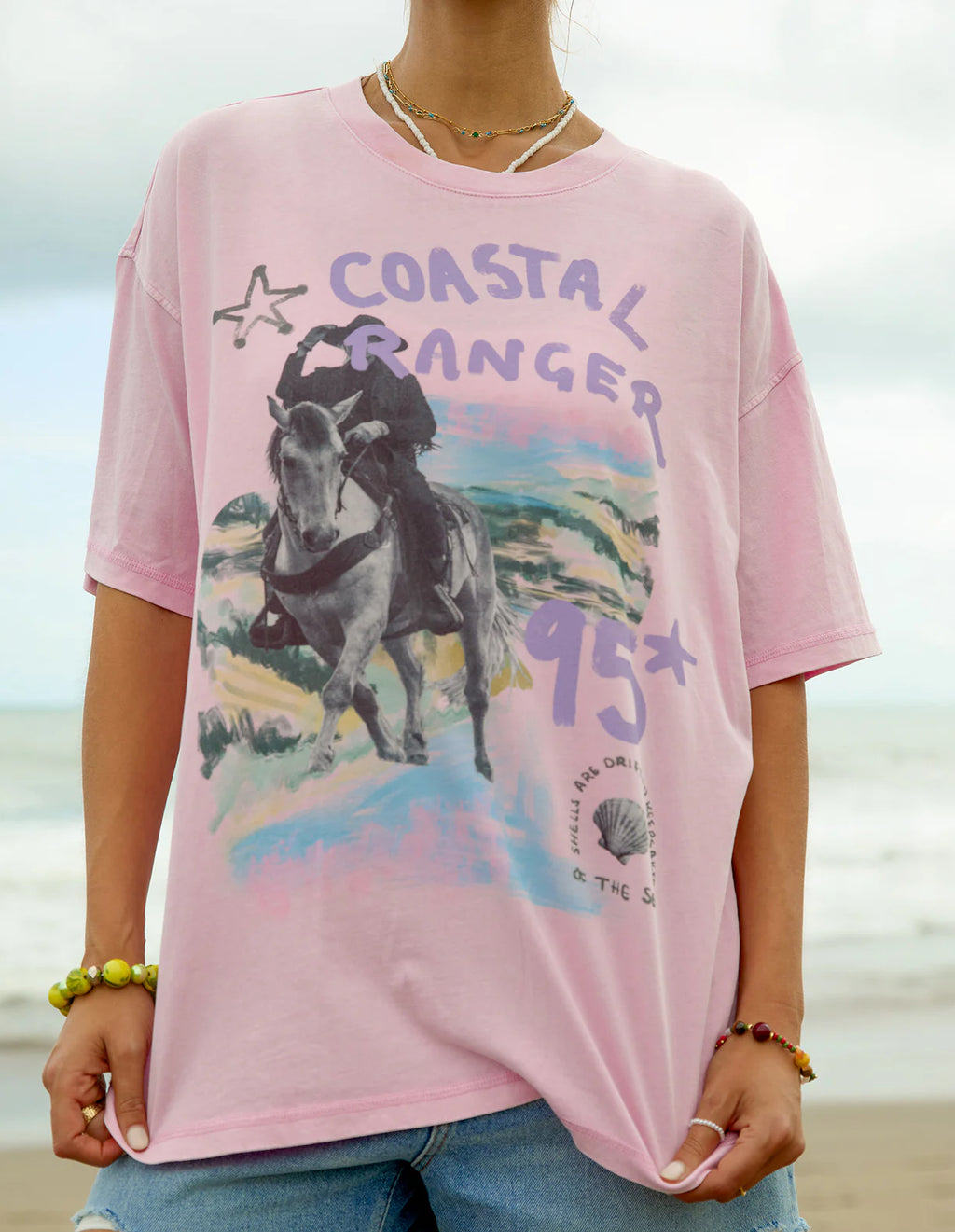 Foxwood Coastal Ranger Tee Bubblegum Pink