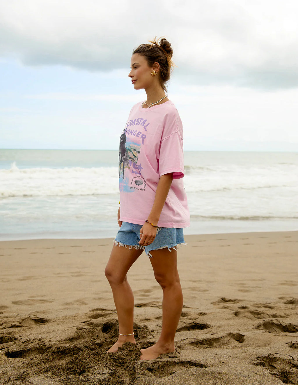Foxwood Coastal Ranger Tee Bubblegum Pink