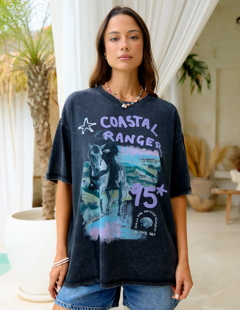 Foxwood Coastal Ranger Tee Washed Black