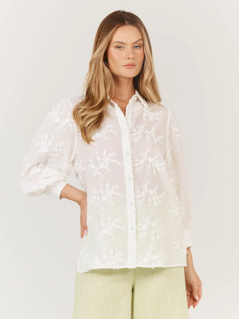 Fate + Becker Gardenia Shirt