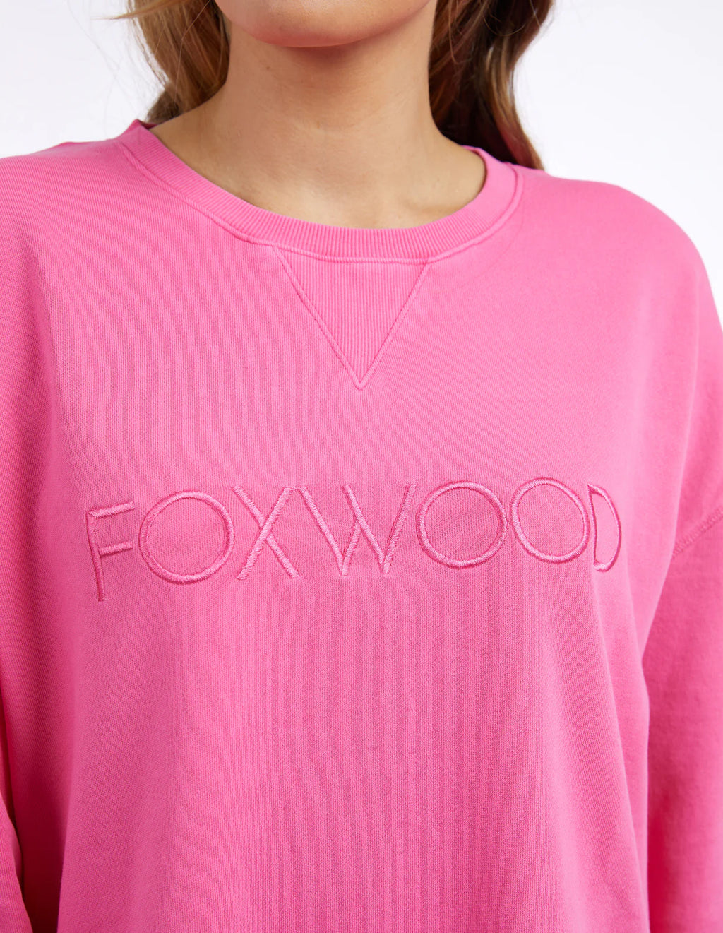 Foxwood Simplified  Crew Bright Pink
