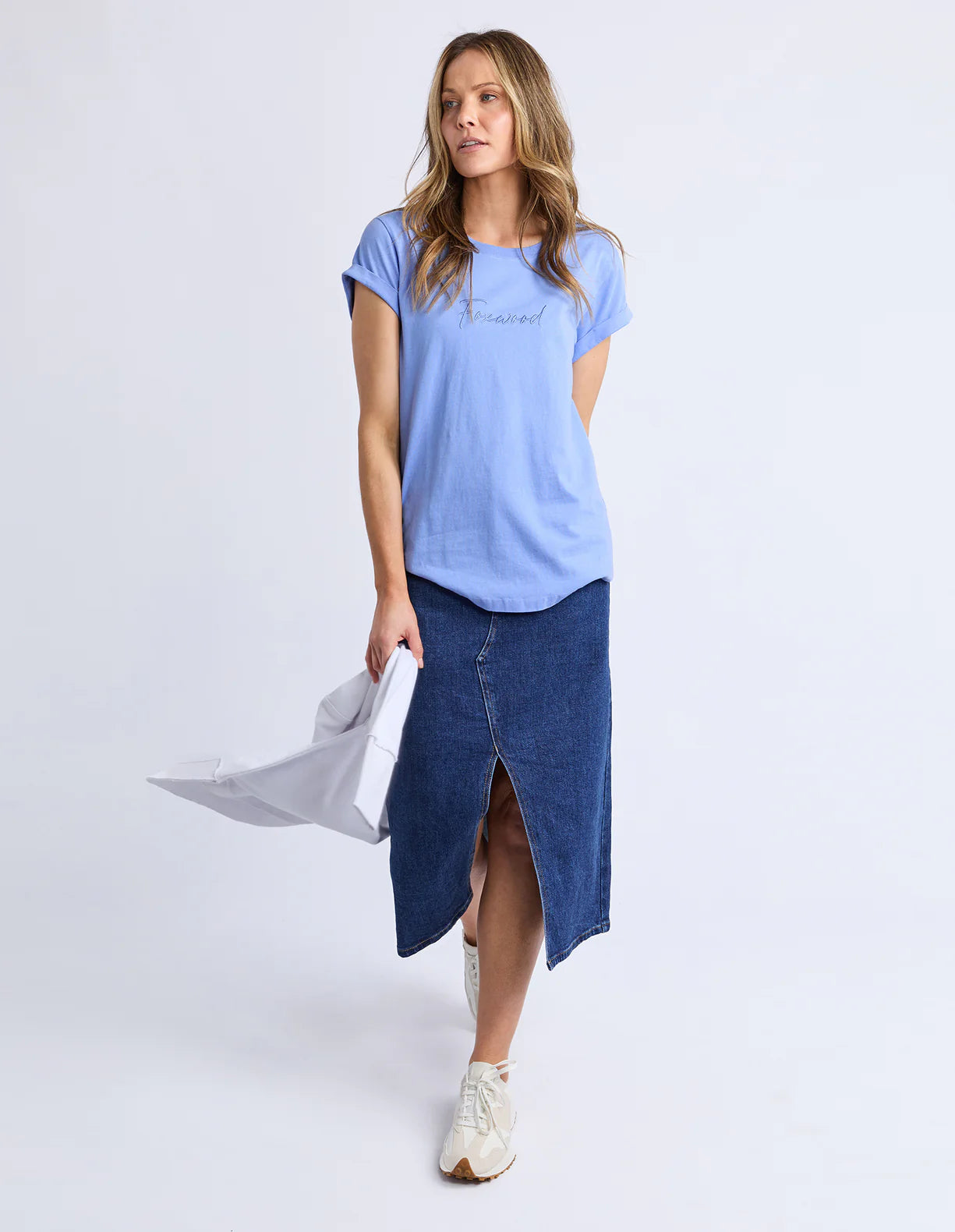 Foxwood Signature Tee Neon Blue