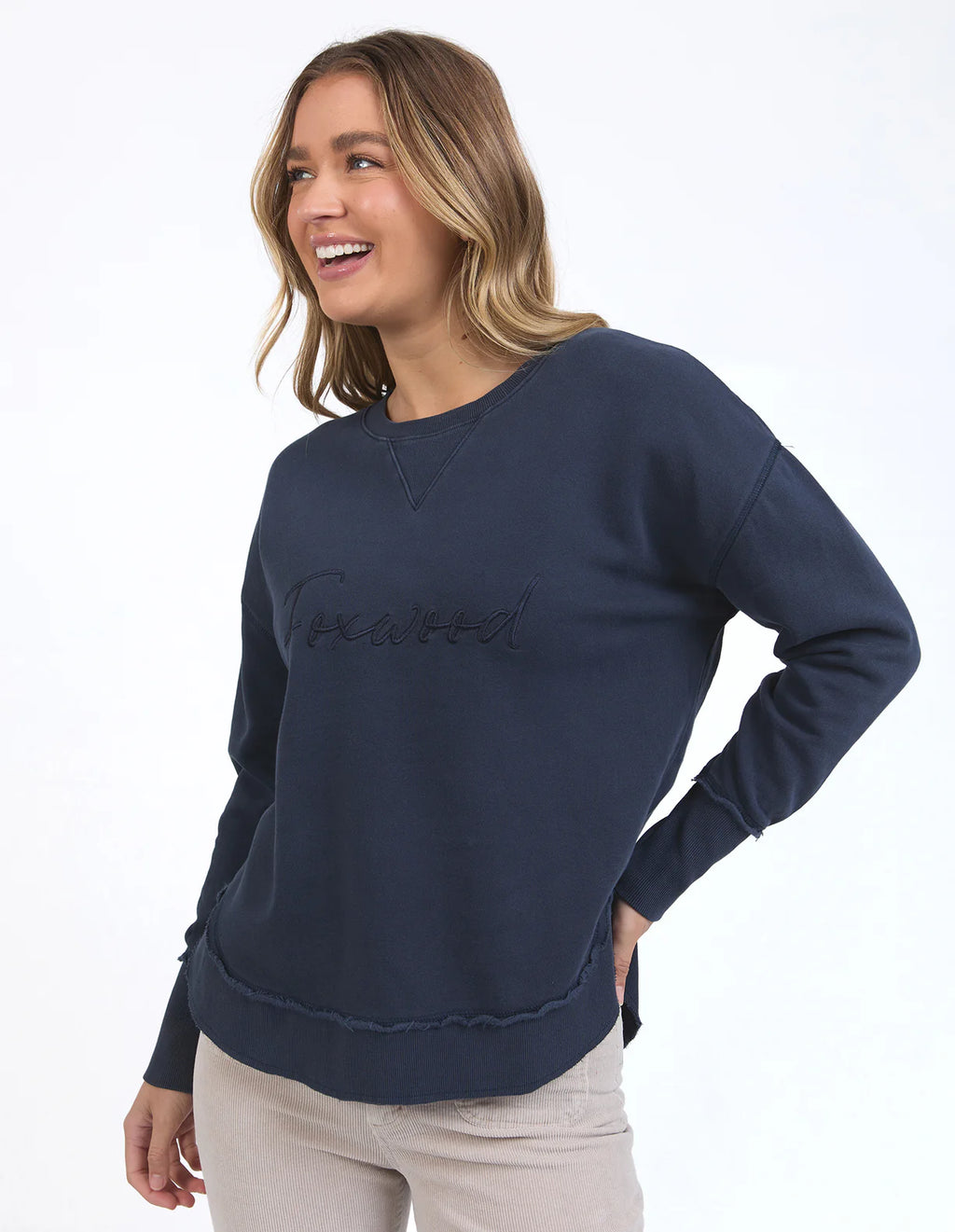 Foxwood Signature Crew Navy