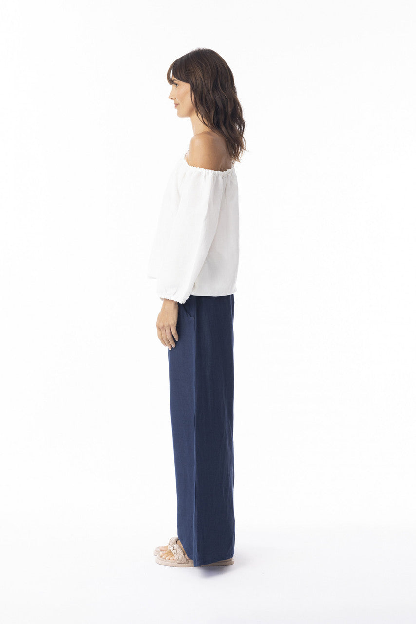 Orientique Escape Linen Wide Leg Pant