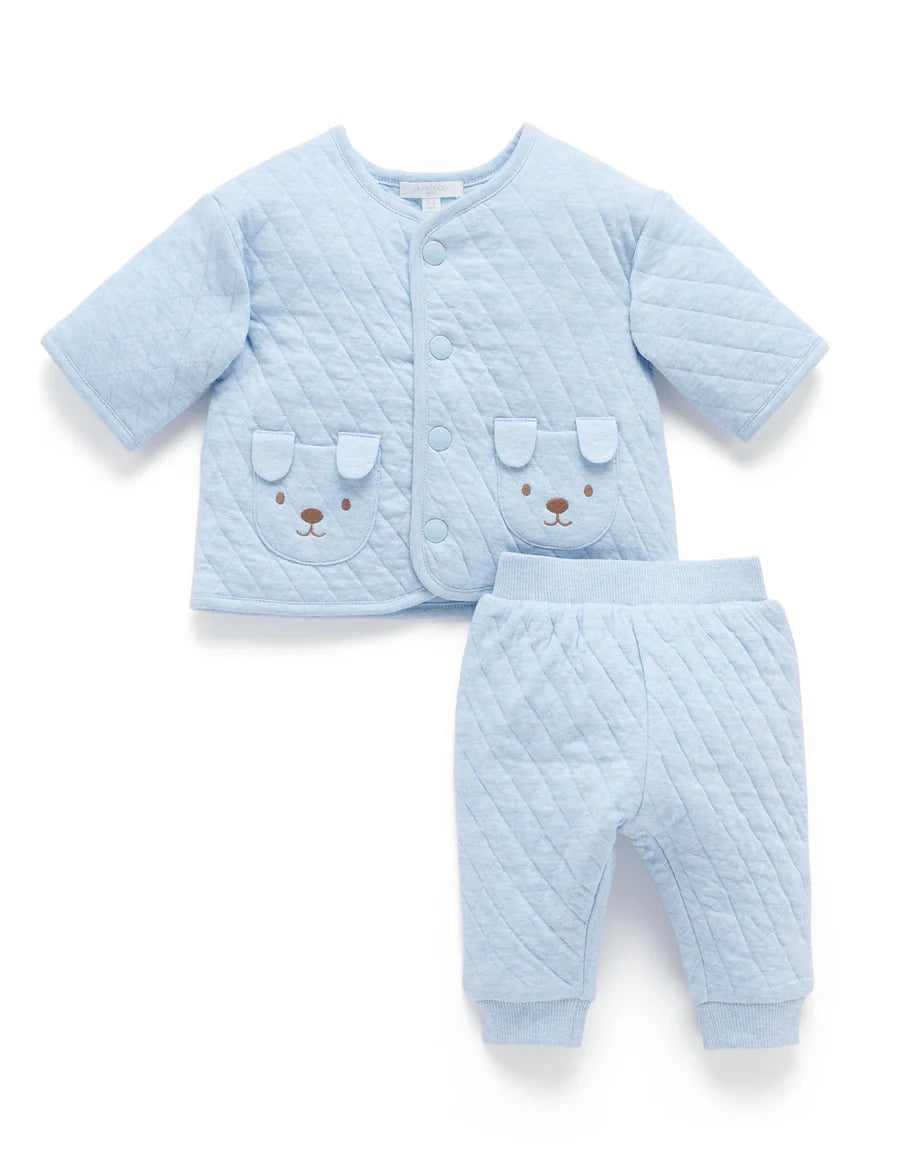 Purebaby Quilted Track Set