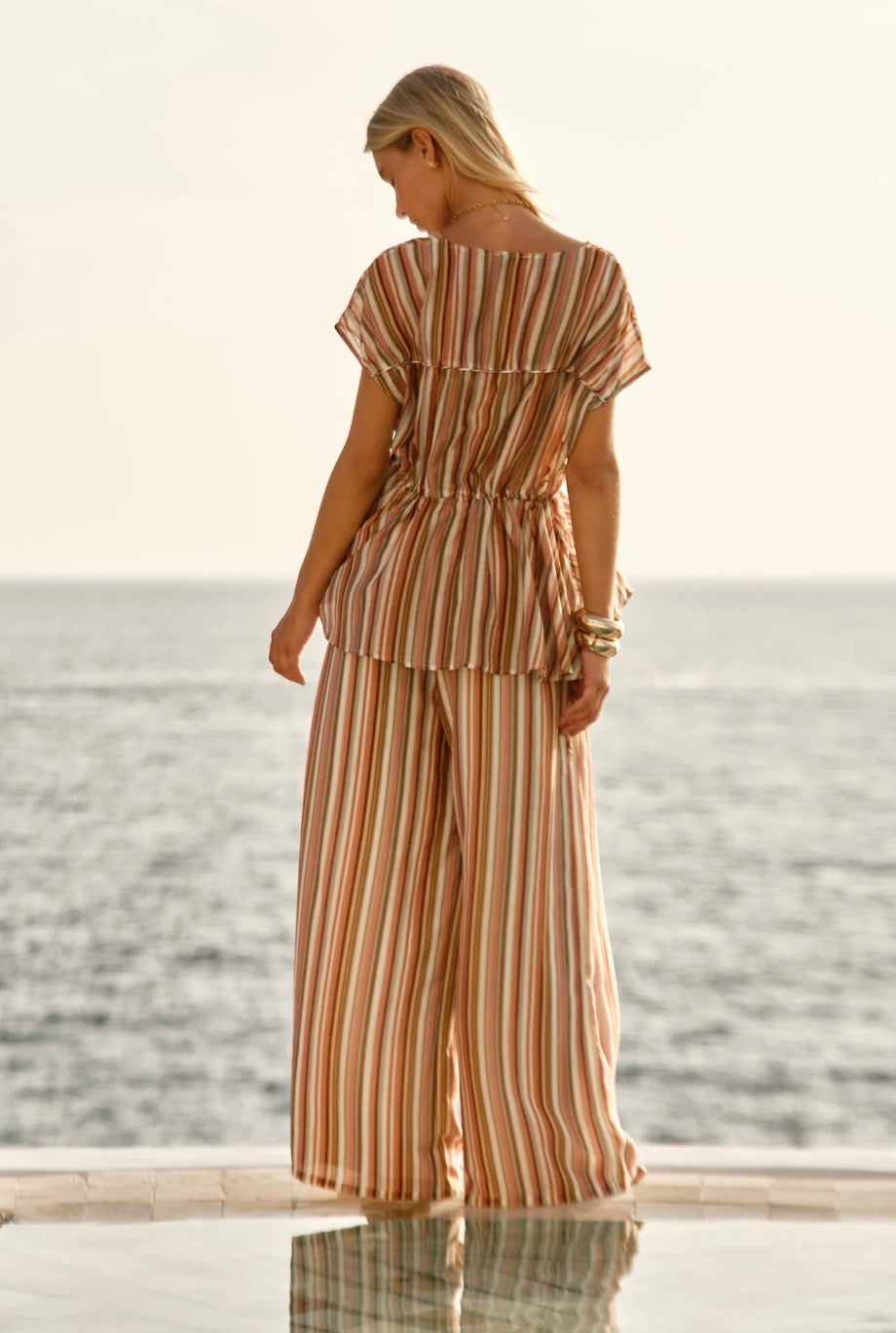 Fate & Becker Ophelia Top Sandbar Stripe