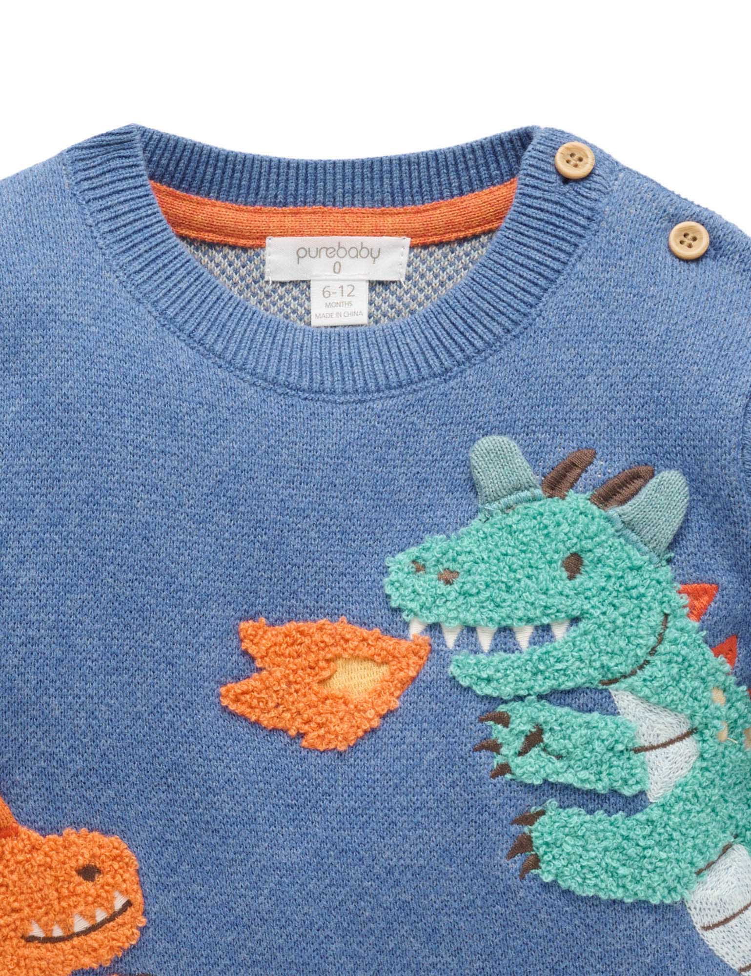 Purebaby Dragon Friends Jumper