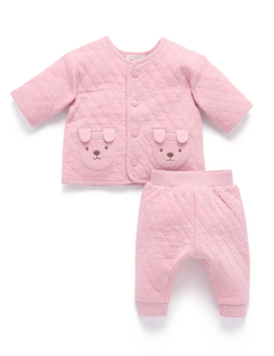 Purebaby Quilted Track Set