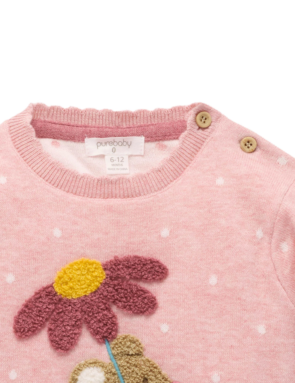 Purebaby Little Mouse Jumper
