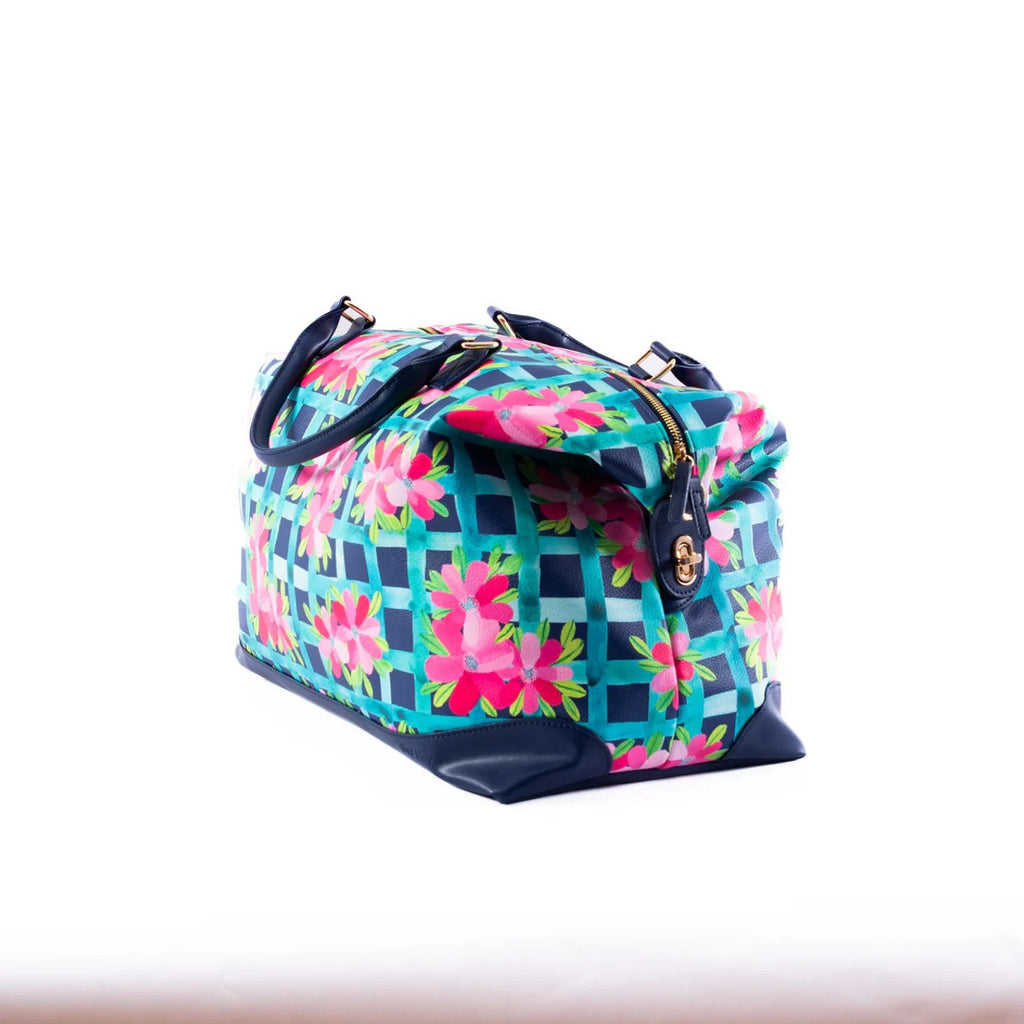 Liv & Milly Garden Trellis overnight bag