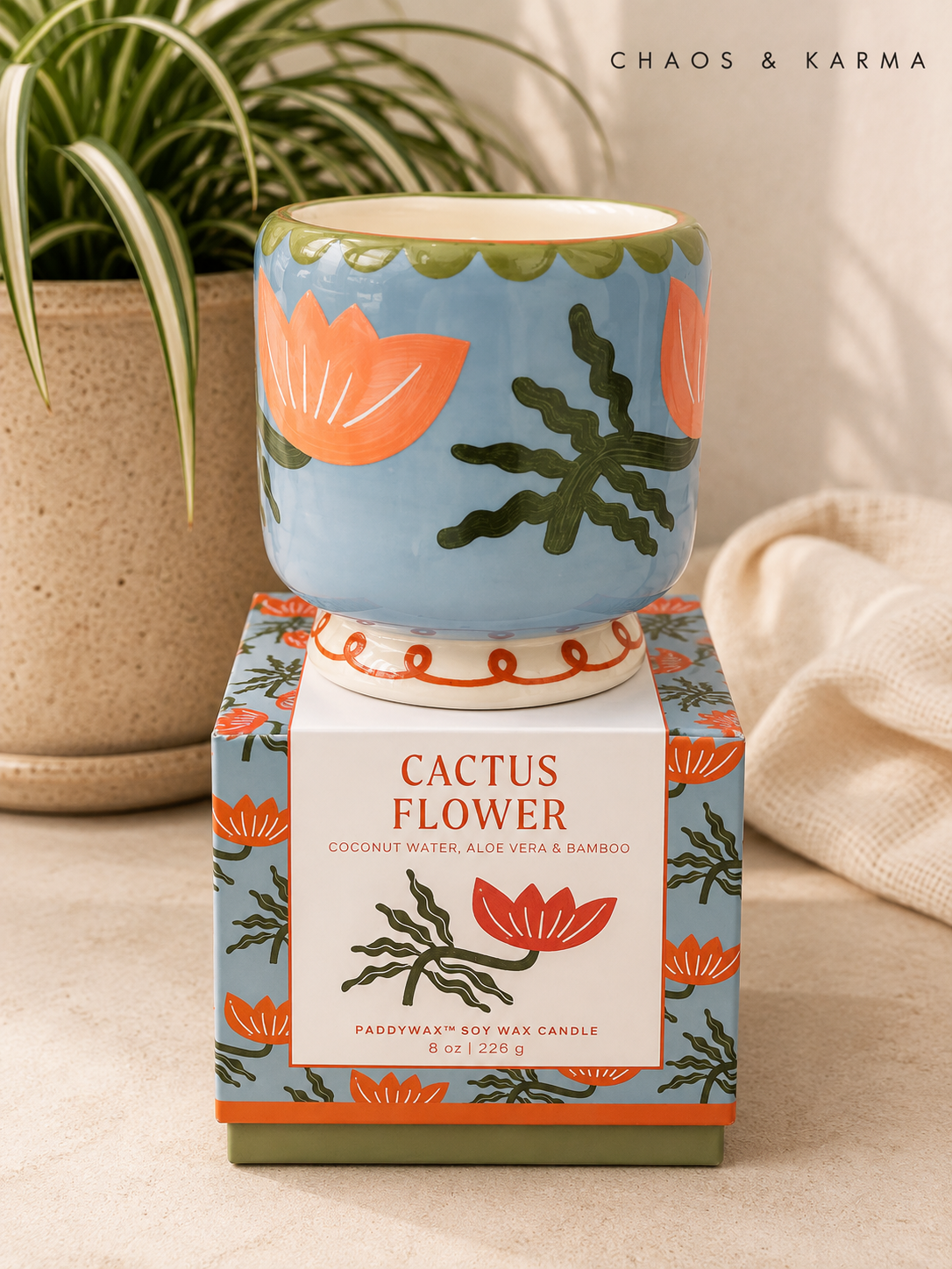 Paddywax Adopo Ceramic Candle