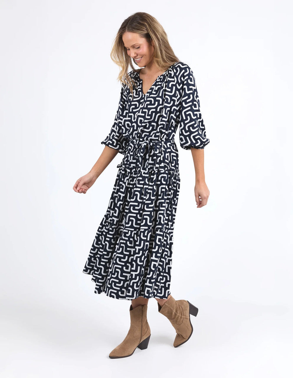 Elm Gemma Geo Dress