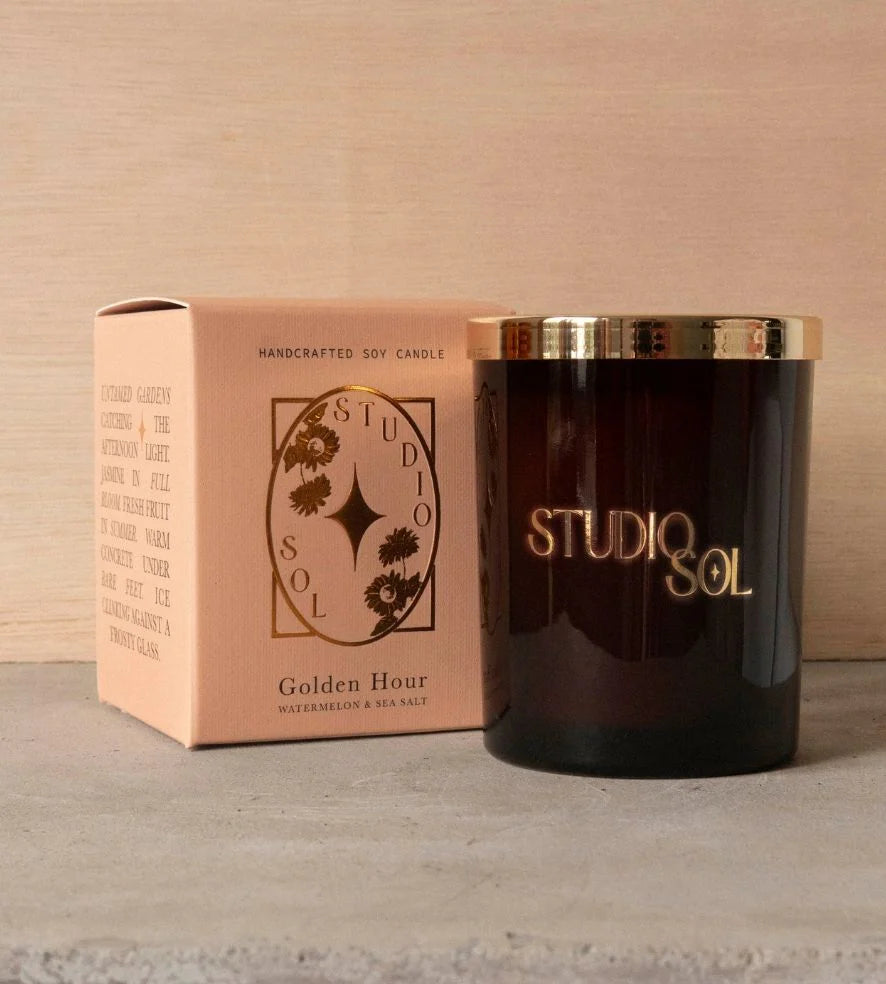 Studio Sol Handcrafted Soy Candle 180g