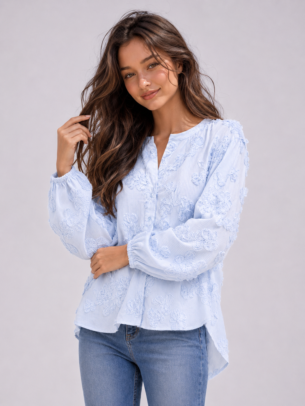 Wednesday Lulu Applique Shirt